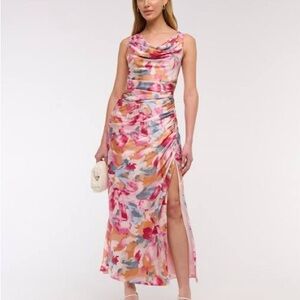 Abercrombie & Fitch Multicolor Floral Maxi Dress